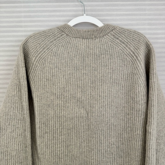 Uniqlo U Premium Lambswool Ribbed V-Neck Sweater by Christophe Lemaire S - Picture 10 of 12